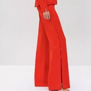 Alexis Fiery Red Wide Leg Trousers